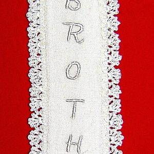 Crochet “Brother” Bookmark